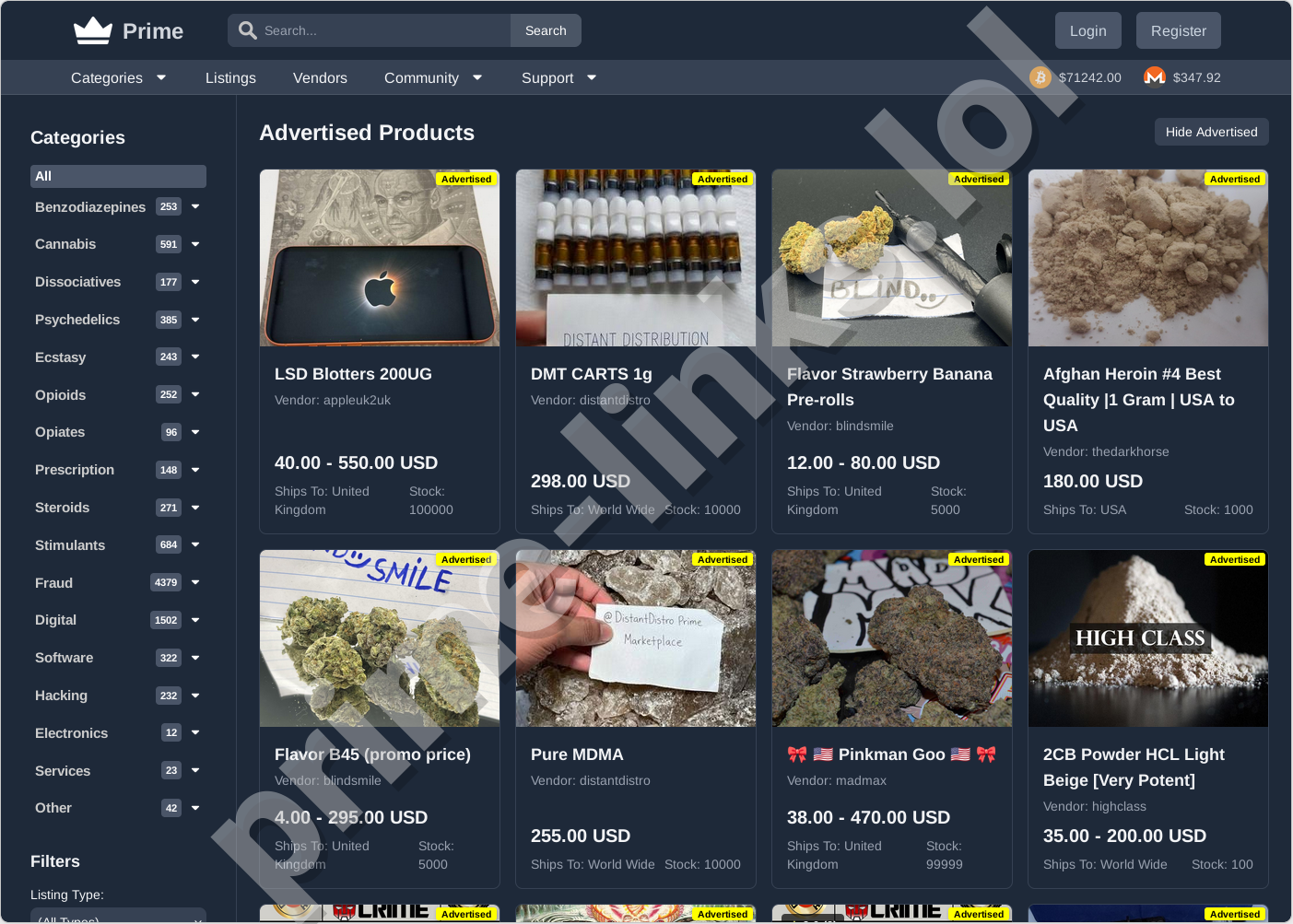 Prime Darknet Market Homepage 2026